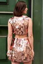 Rose Büyük Payetli Mini Elbise Hailey - 4