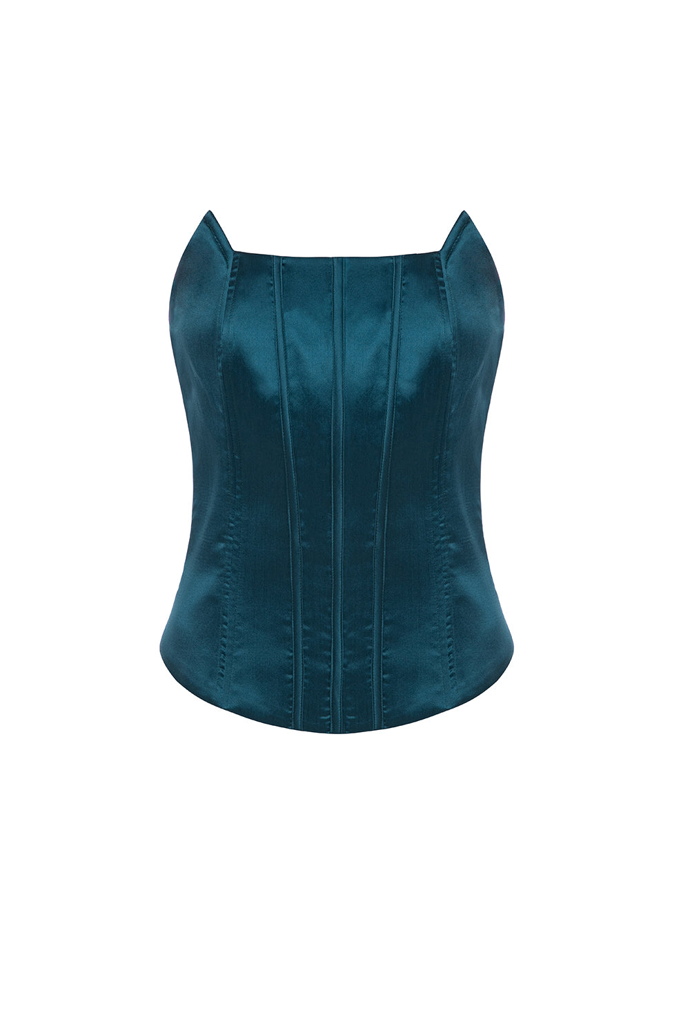 Turkuaz Rengi Balenli Korse Kylie - 1