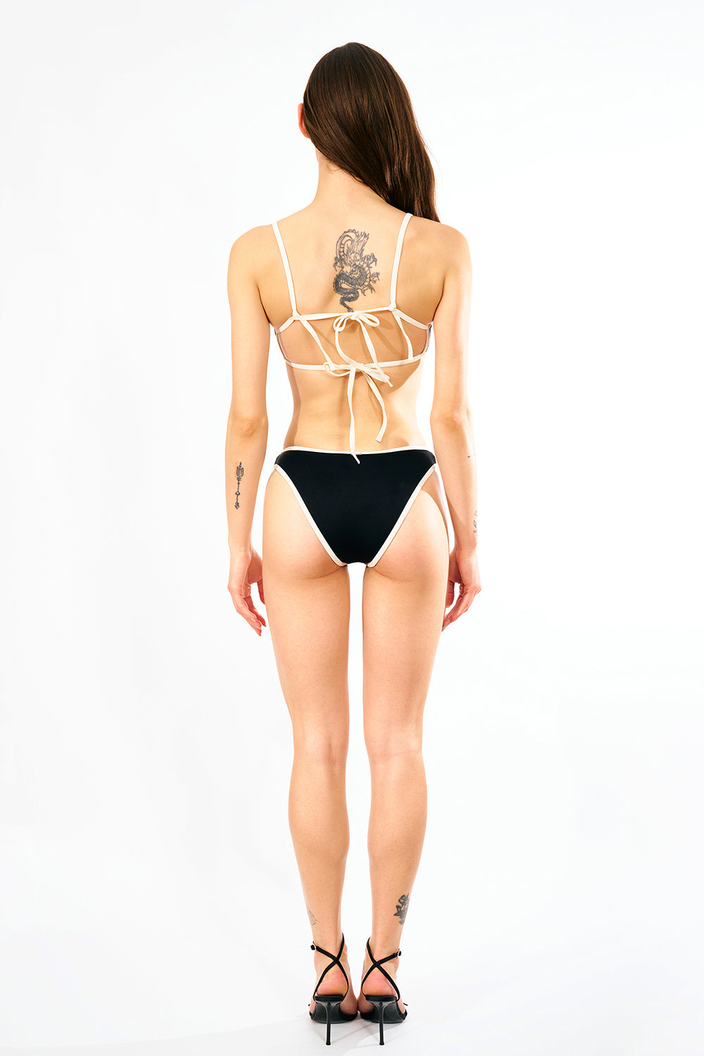 Everywhere Siyah Düz Bikini Takımı - 4