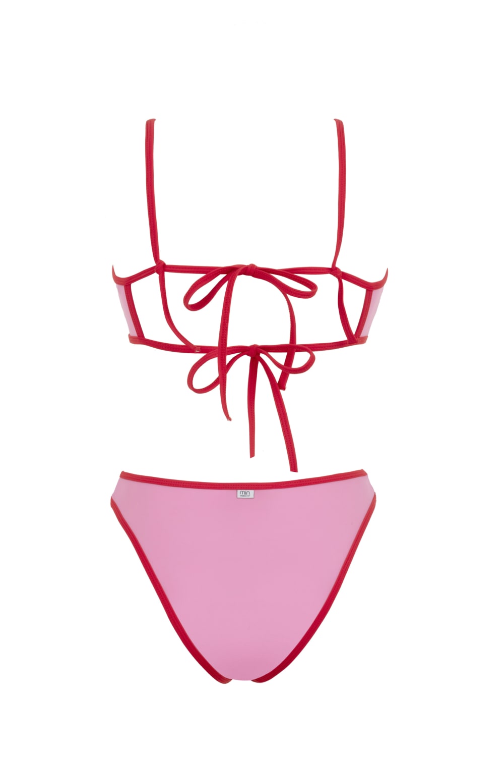 Everywhere Pembe Düz Bikini Takımı - 1