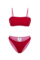 Everywhere Kırmızı Düz Bikini Takımı - 0