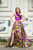 Fuşya Uzun Kuyruklu Abiye Lorena - 0