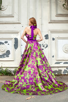 Fuşya Uzun Kuyruklu Abiye Lorena - 2