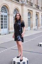 Siyah Payetli Elbise Ve Bolero Takım Alexis - 3