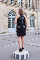 Siyah Payetli Elbise Ve Bolero Takım Alexis - 5