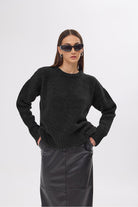 Whitney Siyah Oversize Kazak - 2