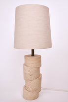 Crimp Vertino Traverten Abajur - 1