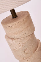 Crimp Vertino Traverten Abajur - 2