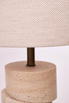 Crimp Vertino Traverten Abajur - 3