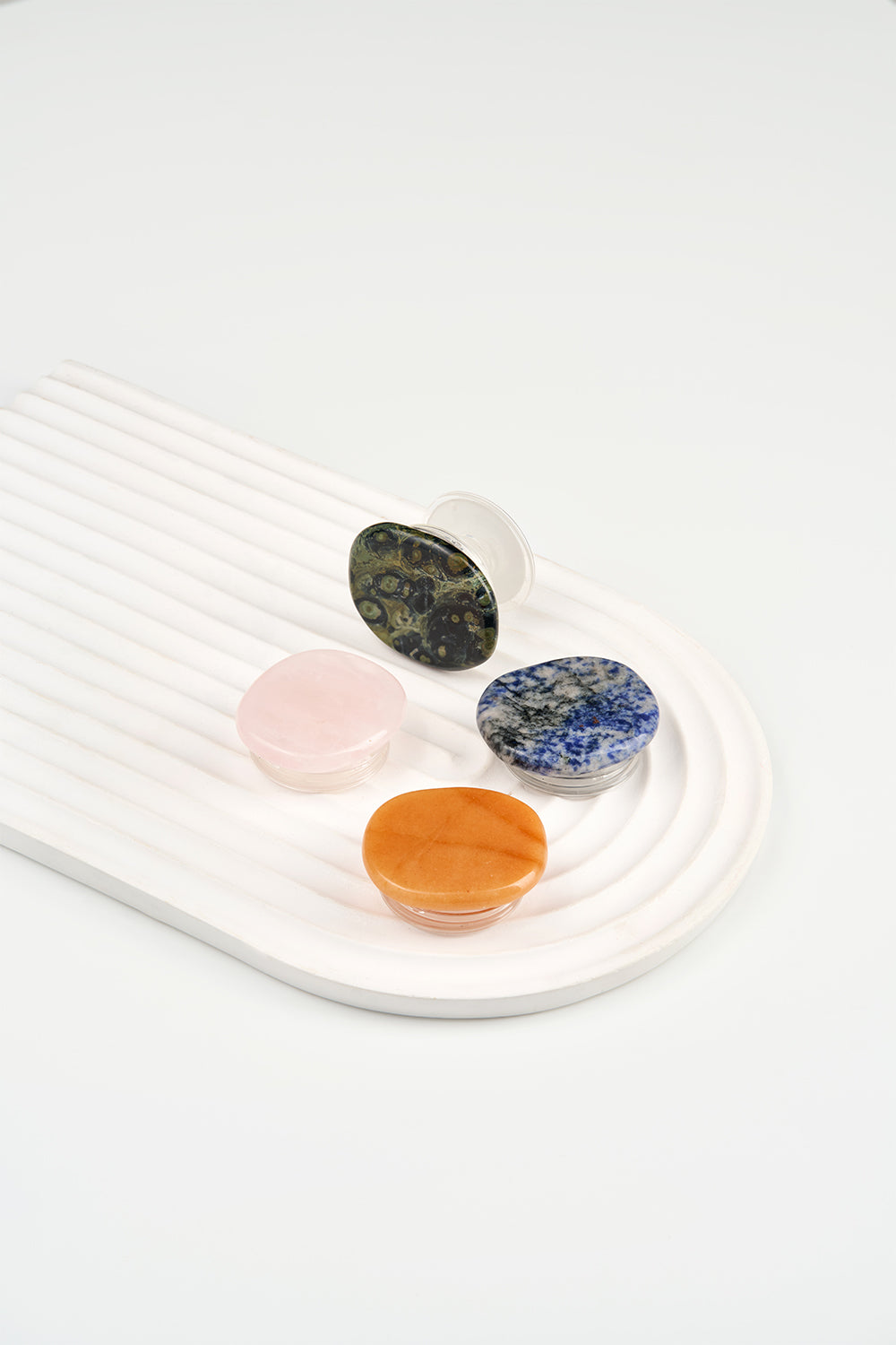 Red Aventurine Stone Telefon Tutucu / Popsocket - 5