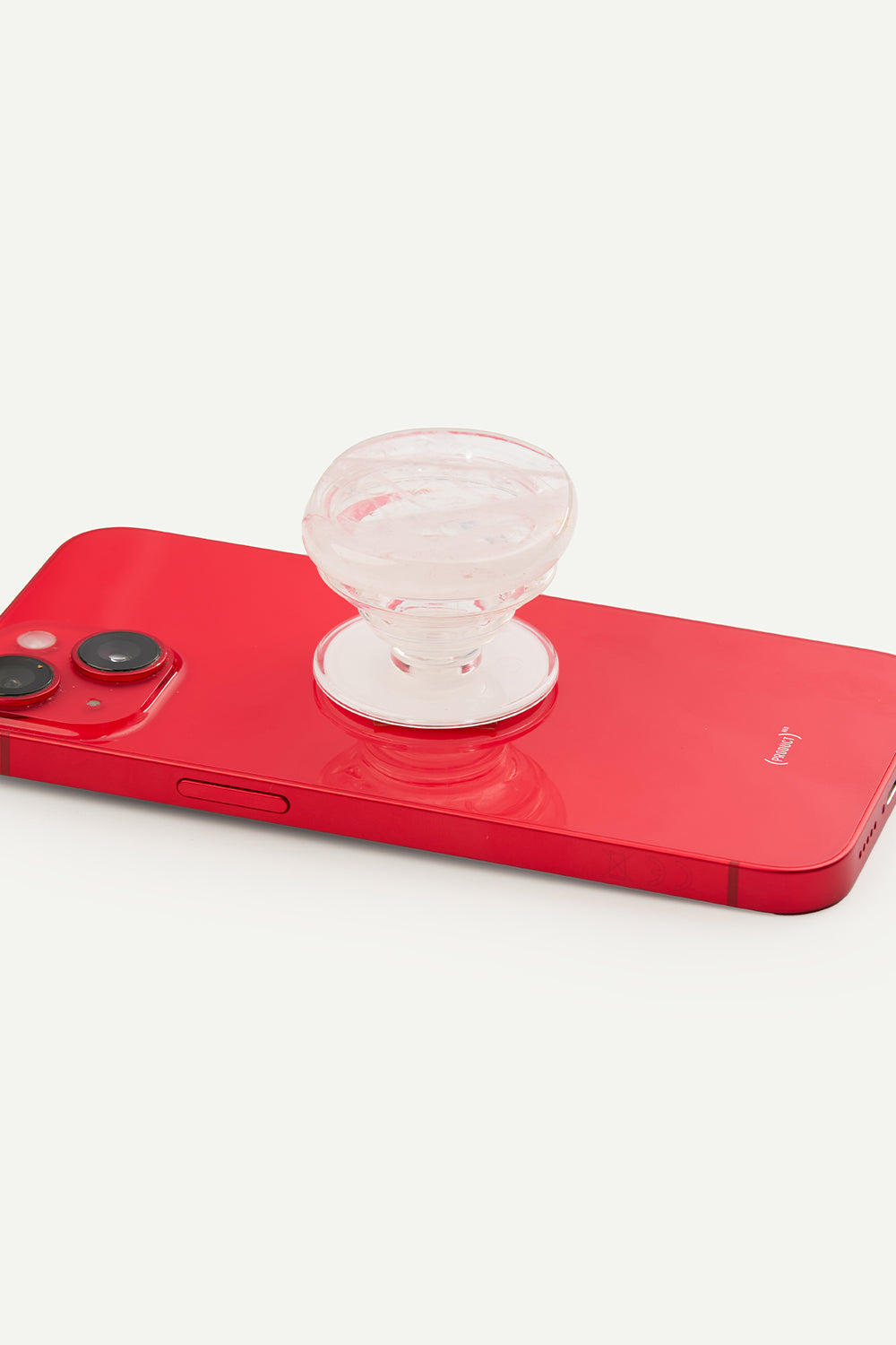 White Crystal Stone Telefon Tutucu / Popscoket - 0