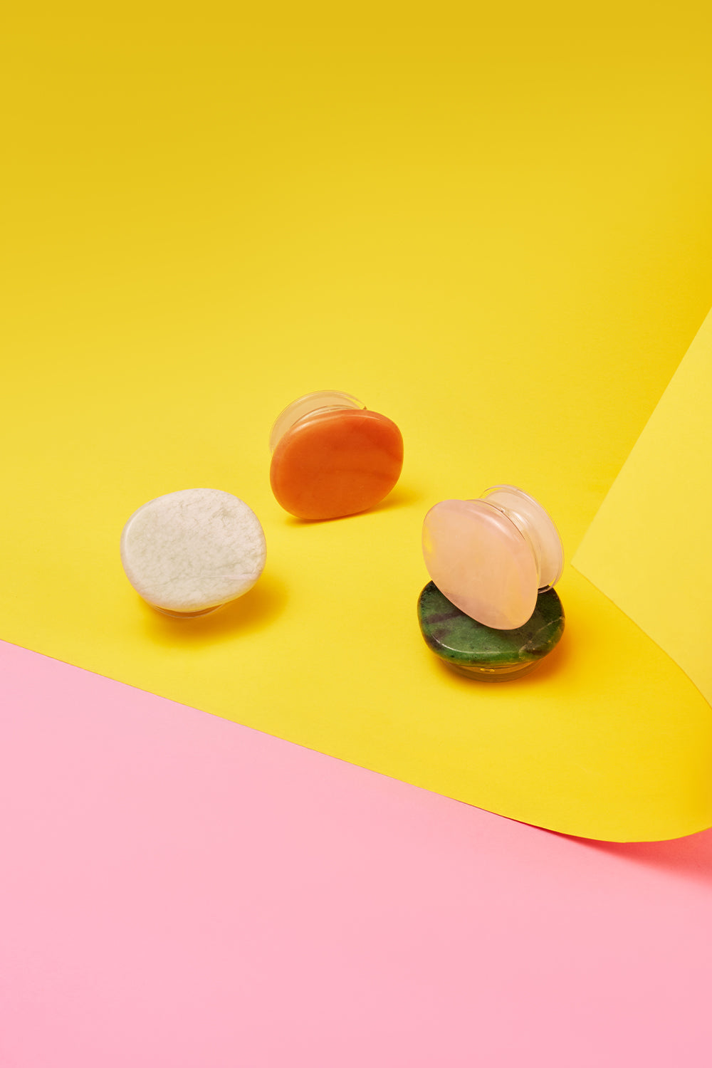 Powder Crystal Stone Telefon Tutucu / Popsocket - 0