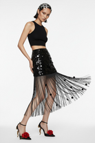 Limited Edition Midnight Mirage  - Siyah Payetli Etek - 0