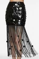 Limited Edition Midnight Mirage  - Siyah Payetli Etek - 3