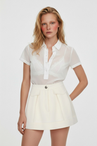 Limited Edition Azalea - Beyaz Transparan Bluz - 1