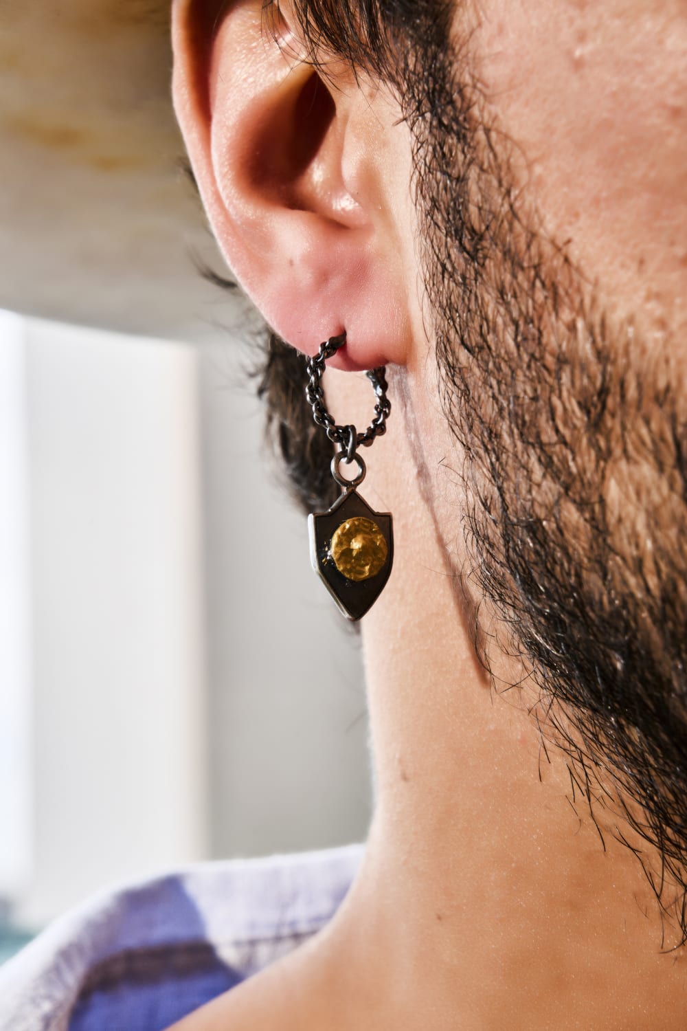 Talha Gümüş Küpe - 2