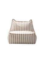 Doly Gri Beyaz Koltuk | İç & Dış Mekân Konforunu Buluşturan Minimalist Lounger - 1