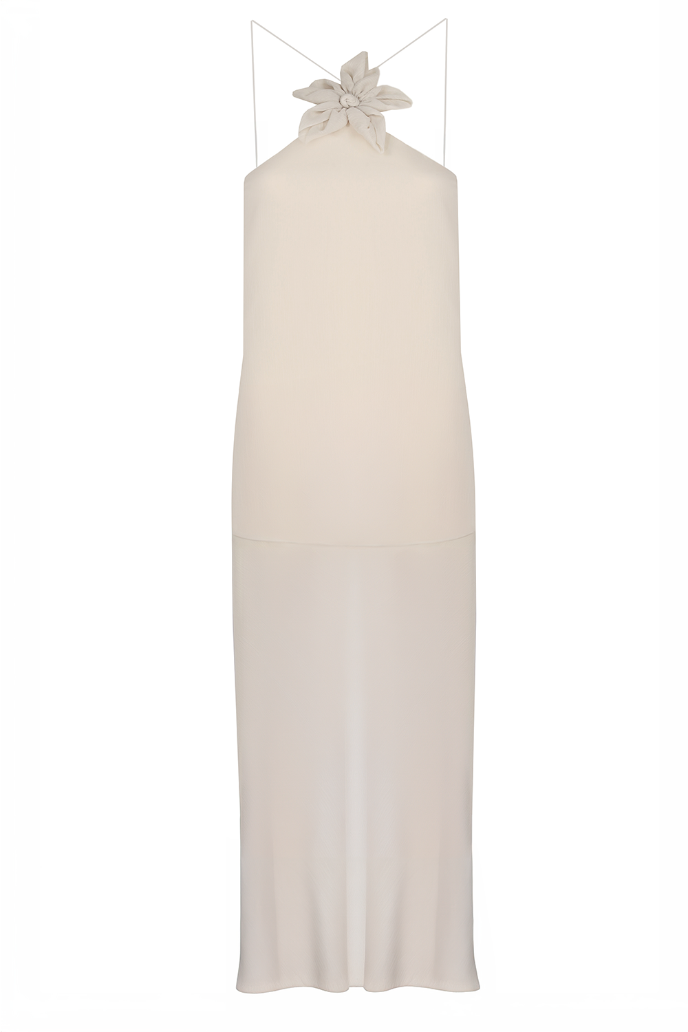 Limited Edition Magnolia Champagne - Bej Uzun Şifon Elbise - 4