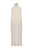 Limited Edition Magnolia Champagne - Bej Uzun Şifon Elbise - 4