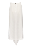 Limited Edition Calla - Beyaz Uzun Saten Etek - 3