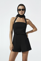 Limited Edition Camellia - Siyah Tulum - 0