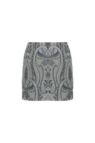 Limited Edition Danae Griftalia - Gri Kadife Etek - 4