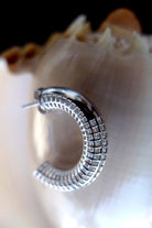 25mm Luki Gümüş Halka Küpe - 6