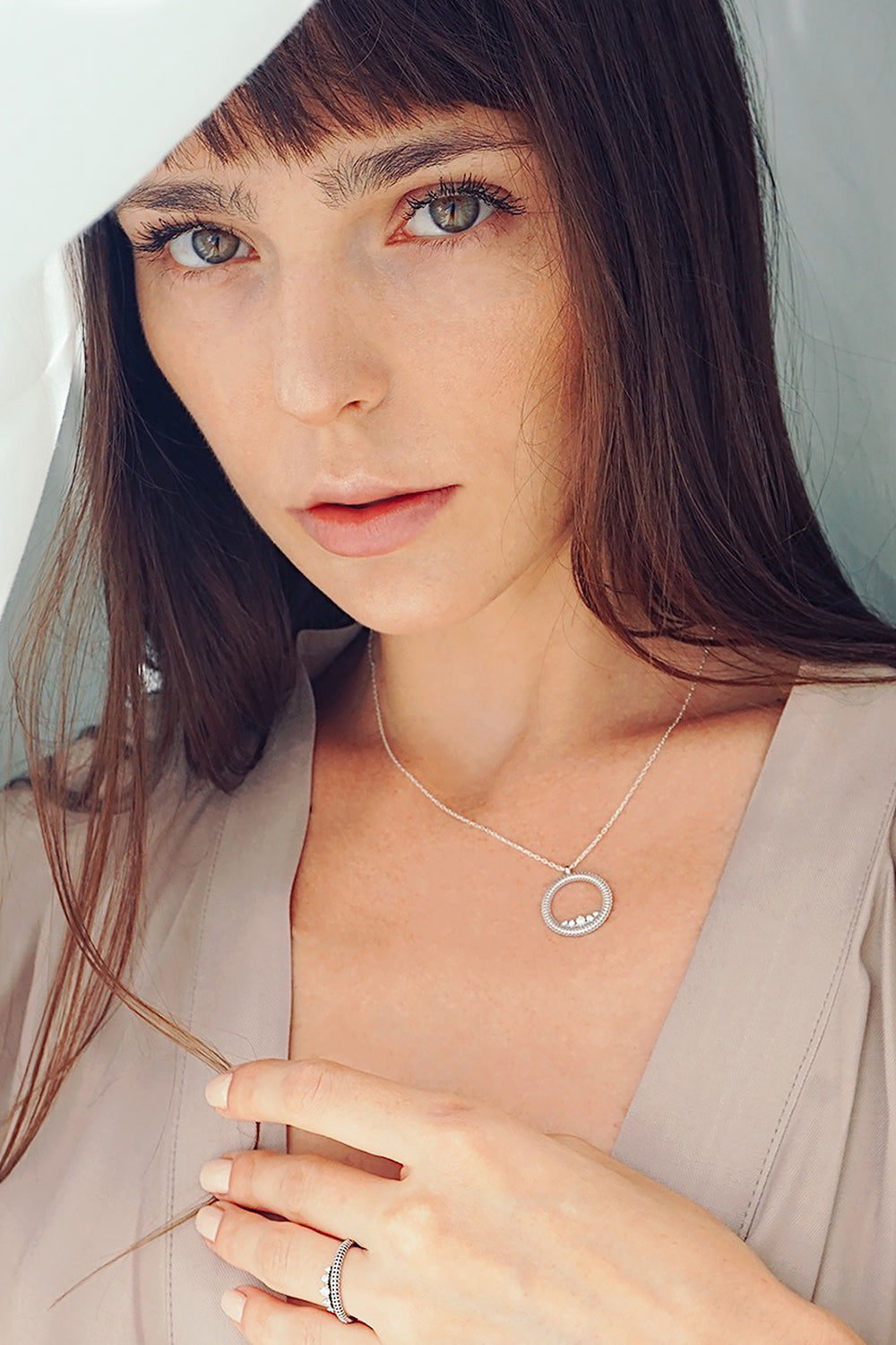 Maxi Princess Semita 925 Ayar Gümüş Kadın Kolye - 3