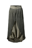 Gaia Şalvar - Haki Bohem Kadın Şalvar Etek - 1