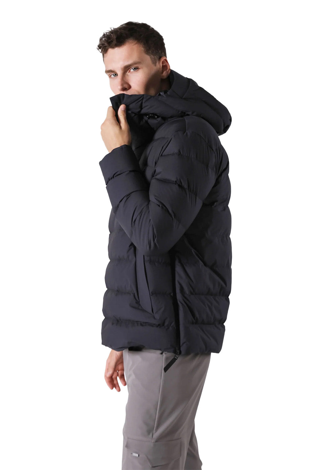 Half Zip Voyager Kaz Tüyü Mont - 1