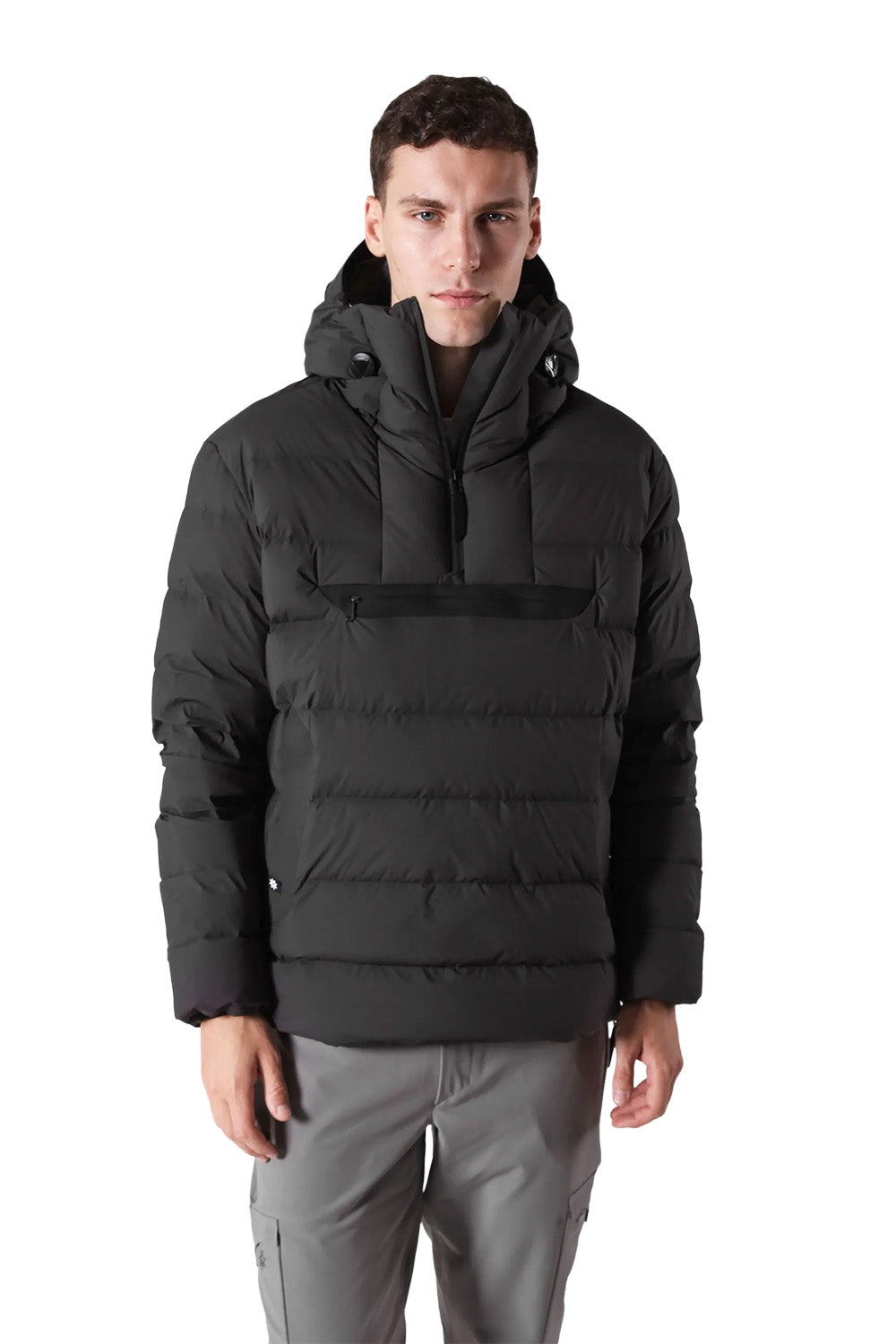 Half Zip Voyager Kaz Tüyü Mont - 0