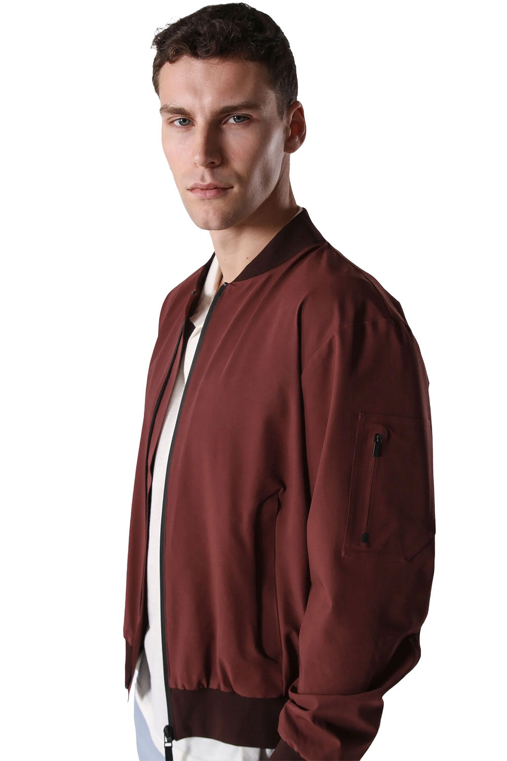 Dokulu Insulated Bomber Ceket - 1