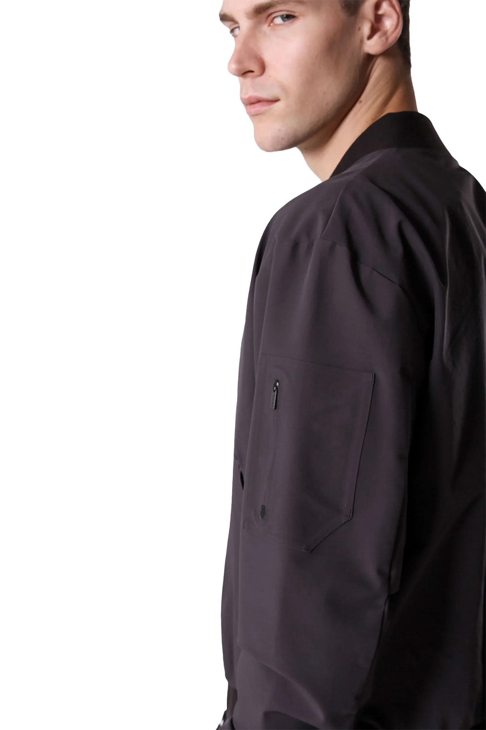 Dokulu Insulated Bomber Ceket - 3