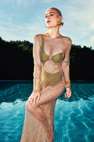 Shiny Gold Handmade Dress - 2