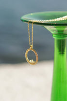 Midi Princess Semita Altın Kaplama Gümüş Kadın Kolye - 4