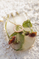 Midi Princess Semita Altın Kaplama Gümüş Kadın Kolye - 6