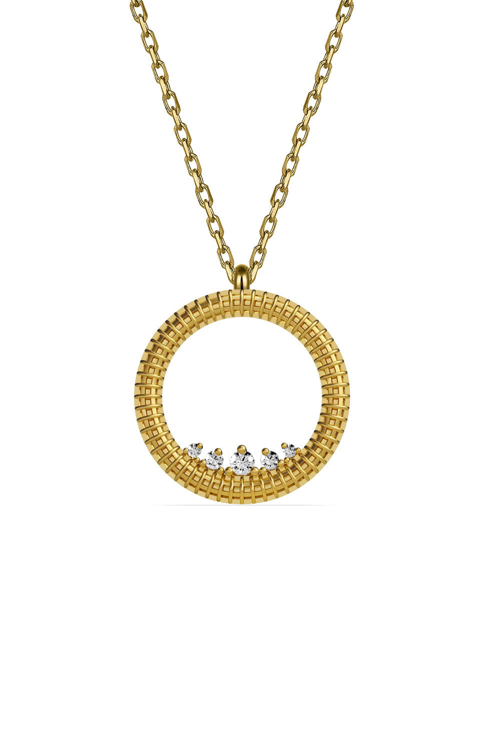 Princess Semita Altın Kaplama Gümüş Kadın Kolye - 0