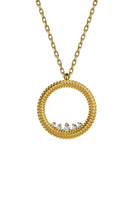 Princess Semita Altın Kaplama Gümüş Kadın Kolye - 0