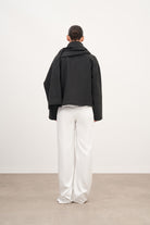 Fermuar Kapama Kaşe Ceket - 3