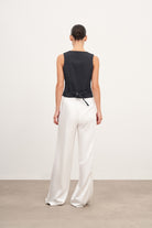 Lacivert Düğme Detaylı Yelek - 3