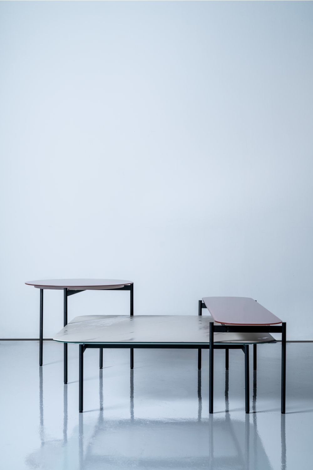 Berlin Sehpa Seti (3’Lü) | Geometrik Tasarım, Modern & Minimal Çift Sehpa - 0