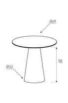 Modern Yeşil Sehpa Cone | Yeşil Tonlarıyla Salon Ve Balkon İçin Dekoratif Sehpa - 2