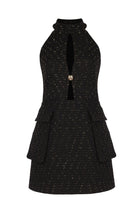 Moonlight - Siyah Mini Tüvit Elbise - 1