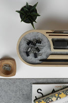 Mini Round Masa Düzenleyici (Gri) - 4