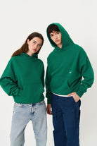 Yeşil Oversize Hoodie - 7