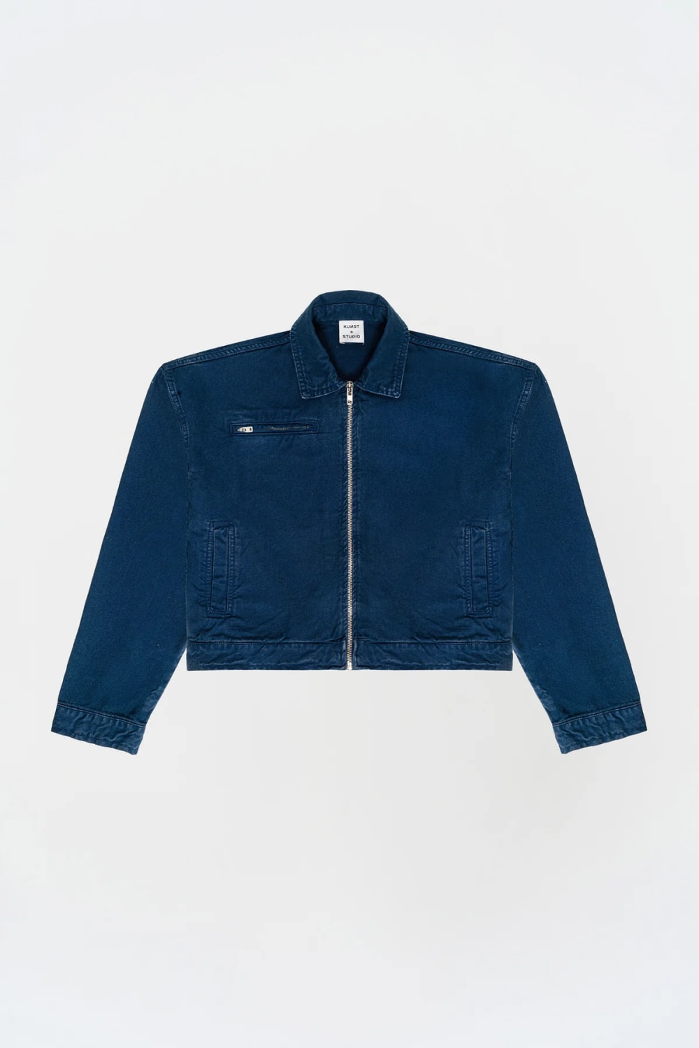 Box Fit Mavi Ceket - 0