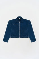 Box Fit Mavi Ceket - 0