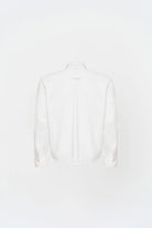 Box Fit Nakışlı Beyaz Gömlek - 2