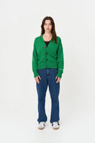 Nakışlı Yeşil Hırka - 3