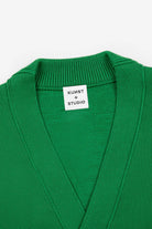 Nakışlı Yeşil Hırka - 7